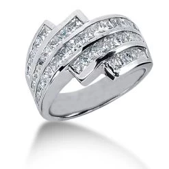 Platinum Ladies Diamond Ring 1.91ct