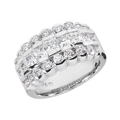 Platinum Ladies Diamond Ring 2.02ct