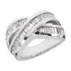 Platinum Ladies Diamond Ring 2.50ct