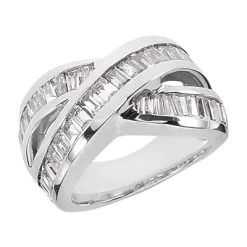 Platinum Ladies Diamond Ring 2.50ct