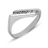 Thin Platinum Round Diamond Ladies Ring 0.40ct
