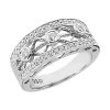 Platinum Round Diamond Ladies Ring 0.51ct