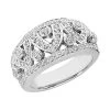 Platinum Round Diamond Ladies Ring 0.89ct