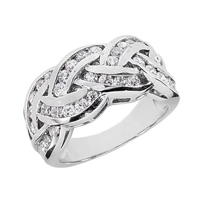 Platinum Round Diamond Ladies Ring 1.20ct 10.1mm 3 Platinum Round Diamond Ladies Ring 1.20ct 10.1mm