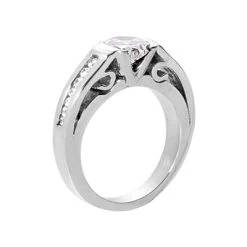 Platinum Round Diamond Ladies Ring 1.22ct 4.5mm 5 Platinum Round Diamond Ladies Ring 1.22ct 4.5mm -Fashion Accessories Shop platinum round diamond ladies ring 122ct p 32975 back white 20220426