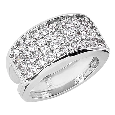 Platinum Round Diamond Ladies Ring 1.76ct 10.8mm 3 Platinum Round Diamond Ladies Ring 1.76ct 10.8mm