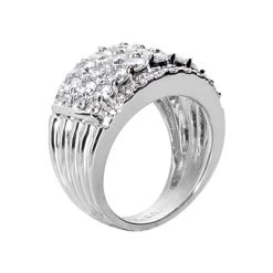 Platinum Round Diamond Ladies Ring 2.25ct 14.3mm -Fashion Accessories Shop platinum round diamond ladies ring 225ct p 32157 back white 20220420 20220426