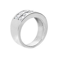 Platinum Round Diamond Ladies Ring 2ct -Fashion Accessories Shop platinum round diamond ladies ring 2ct p 32787 back white 20220426