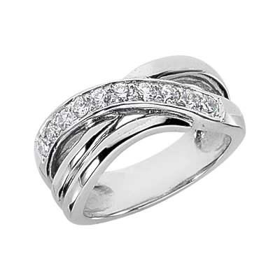 Platinum Women's Diamond Ring 0.40ct 3 Platinum Women's Diamond Ring 0.40ct