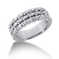 Platinum Women's Diamond Ring 0.81ct