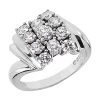 Platinum Women's Diamond Ring 2.05ct