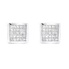Princess Cut Diamond Earrings 0.5ct 14K White Gold -Fashion Accessories Shop princess cut diamond earrings 053ct 14k p 44758 wh