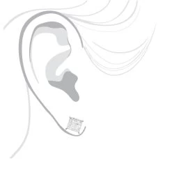 Princess Cut Diamond Earrings Studs Invisible Setting 1.15 -Fashion Accessories Shop princess cut diamond earrings invisible setting 115 p 38040 bodwh