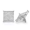 10K White Gold Hip Hop Diamond Earrings 1.13ct -Fashion Accessories Shop real hip hop jewelry diamond earrings 10k 113ct p 41210 wh