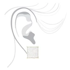 Real Hip Hop 10K Yellow Gold Men's Diamond Oversized Stud Earring 0.6ct -Fashion Accessories Shop real hip hop jewelry10k gold mens diamond oversized stud earring 06ct bodye