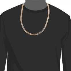 14K Rose Gold Miami Cuban Link Curb Chain 9.5mm 22-40in -Fashion Accessories Shop rose gold miami cuban link curb chain 14k 95mm 22 40in 3