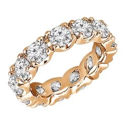 Round Diamond Eternity Band 2.7 Carats 14K White Gold Diamond Wedding Ring -Fashion Accessories Shop round diamond eternity band 27 carats 14k gold diamond wedding ring 000831 ro