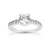 Round Diamond Platinum Engagement Ring 1.25ct
