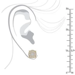 Round Diamond Stud Earrings 14K Rose Gold 0.76ct Pave Cluster Design 20 Round Diamond Stud Earrings 14K Rose Gold 0.76ct Pave Cluster Design -Fashion Accessories Shop round diamond stud earrings 14k gold 076ct pave cluster design bodye