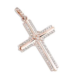 Small Diamond Crosses 14K White Gold Designer Cross Pendant 0.30ct -Fashion Accessories Shop small diamond crosses 14k designer cross pendant 030ct p 6553 ro