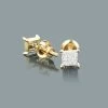 Small Diamond Stud Earrings 0.06ct 10K Yellow Gold