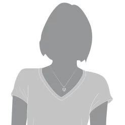 Small Ladies Diamond Heart Necklace 0.36ct Dancing Diamond Pendant -Fashion Accessories Shop small ladies diamond heart necklace 036ct dancing diamond pendant 3