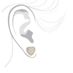 Solid 14K White Gold Large Heart Diamond Stud Earrings For Women 1ct By Luxurman 12 Solid 14K White Gold Large Heart Diamond Stud Earrings For Women 1ct By Luxurman -Fashion Accessories Shop solid 14k gold large heart diamond stud earrings for women 1ct by luxurman bodye