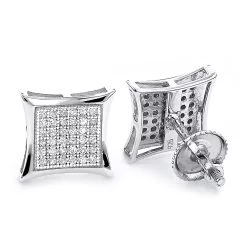 Sterling Silver Diamond Earrings 0.29ct Studs