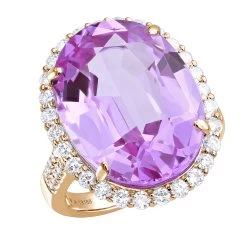 Unique 24ct Pink Tourmaline Diamond Cocktail Ladies Right Hand Ring 18K White Gold -Fashion Accessories Shop unique 24ct pink tourmaline diamond cocktail ladies right hand ring 18k gold 802629 ro