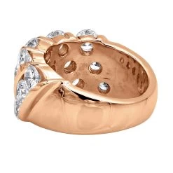 Unique 3 Carat Women's Diamond Wedding Band 18K White Gold Anniversary Ring 15 Unique 3 Carat Women's Diamond Wedding Band 18K White Gold Anniversary Ring -Fashion Accessories Shop unique 3 carat diamond womens diamond wedding band 18k gold anniversary ring 000910 back rose