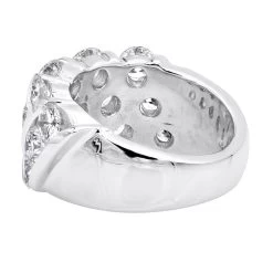 Unique 3 Carat Women's Diamond Wedding Band 18K White Gold Anniversary Ring 13 Unique 3 Carat Women's Diamond Wedding Band 18K White Gold Anniversary Ring -Fashion Accessories Shop unique 3 carat diamond womens diamond wedding band 18k gold anniversary ring 000910 back white