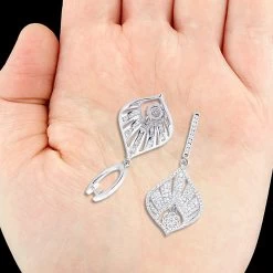 Unique Diamond Drop Earrings For Women 2.4ct 14K White Gold 9 Unique Diamond Drop Earrings For Women 2.4ct 14K White Gold -Fashion Accessories Shop unique diamond drop earrings for women 24ct 14k gold 4