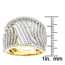 Unique Diamond Engagement Rings: 14K Yellow Gold Cut-Out Diamond Engagement Ring 1ct -Fashion Accessories Shop unique diamond rings 14k cut out diamond ring 120 p 38724 rulerye