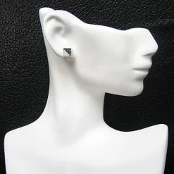 White Black Diamond Stud Earrings 1.11ct 10K White Gold -Fashion Accessories Shop white black diamond stud earrings 111ct 10k gold p 49175bod