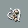 10K White Gold Diamond Love Heart Pendant 0.11ct 1 10K White Gold Diamond Love Heart Pendant 0.11ct -Fashion Accessories Shop white rose gold diamond love heart pendant 011ct 10k p 50172