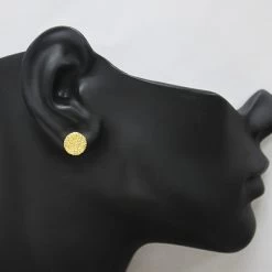 Yellow Diamond Earrings 0.4ct Gold Plated Sterling Silver Studs -Fashion Accessories Shop yellow diamond earrings 075ct gold plated sterling silver studs p 46670bod